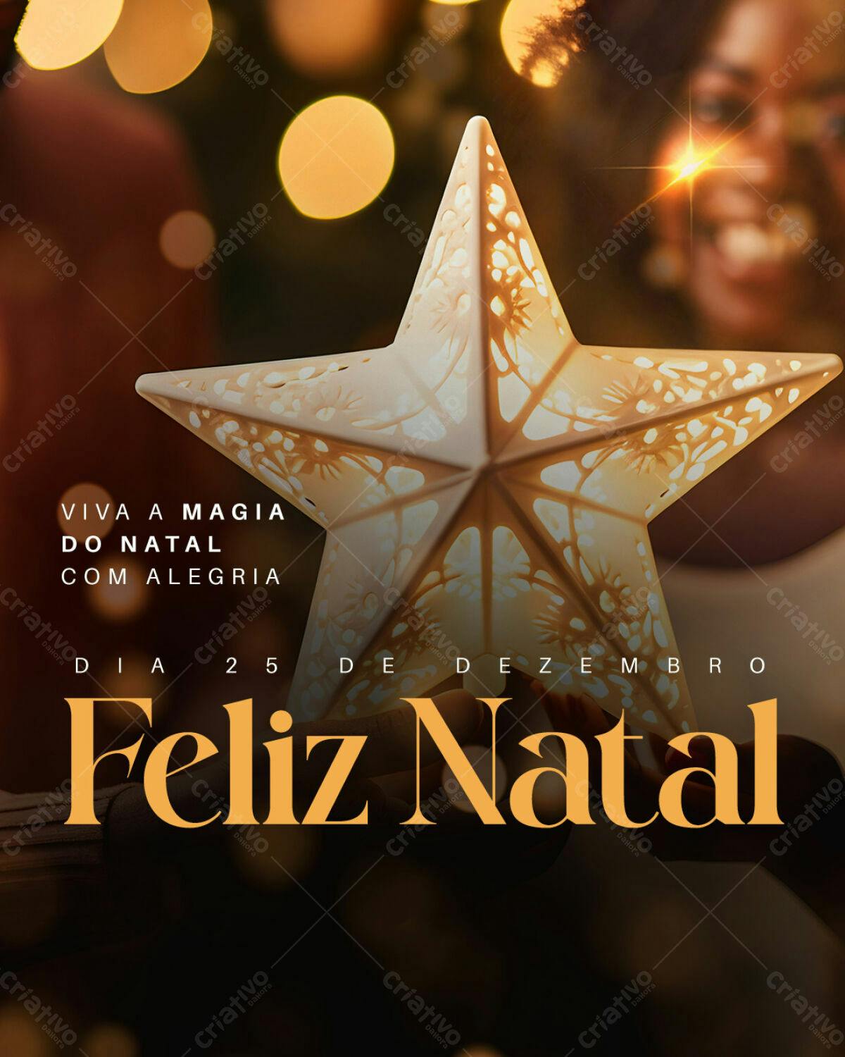 Post para o Natal PSD Editável