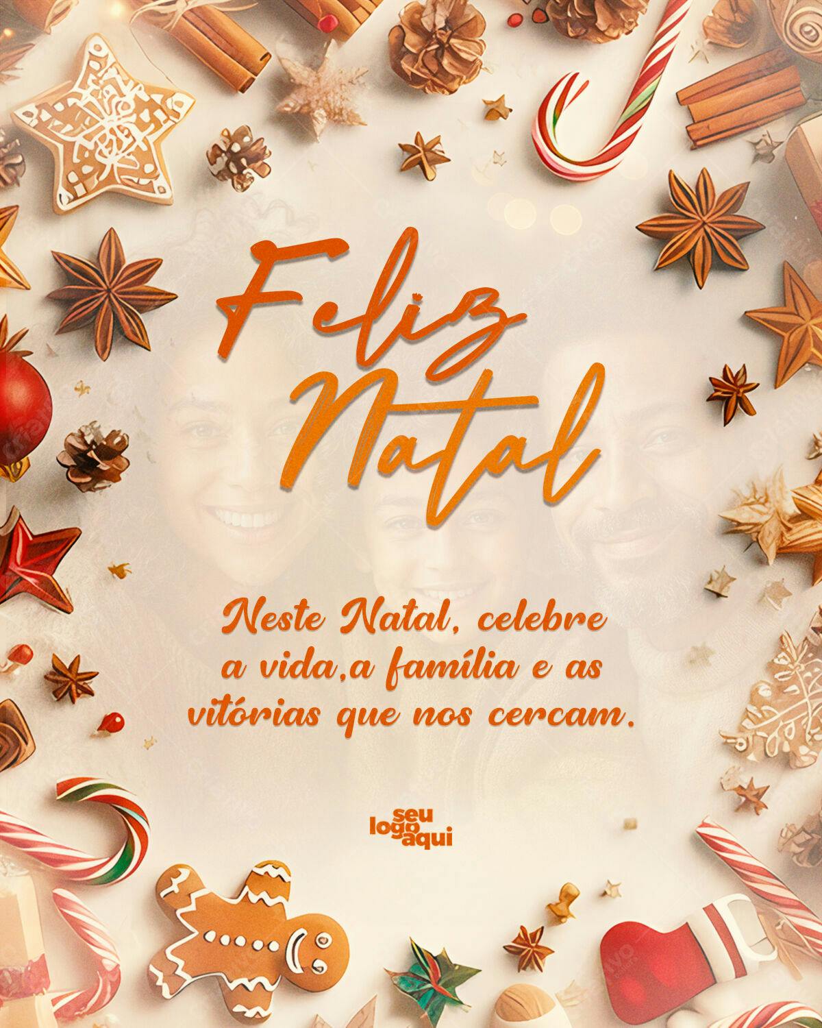 Postagem Natalina PSD Editável