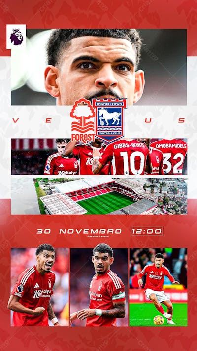 Flyer Matchday Gibbs-Whit Not Forest