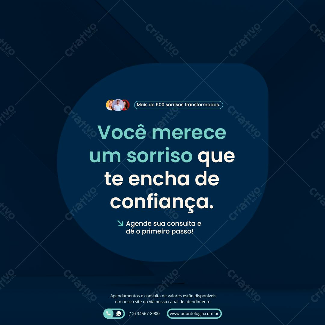 Post para Odontologia PSD Editável