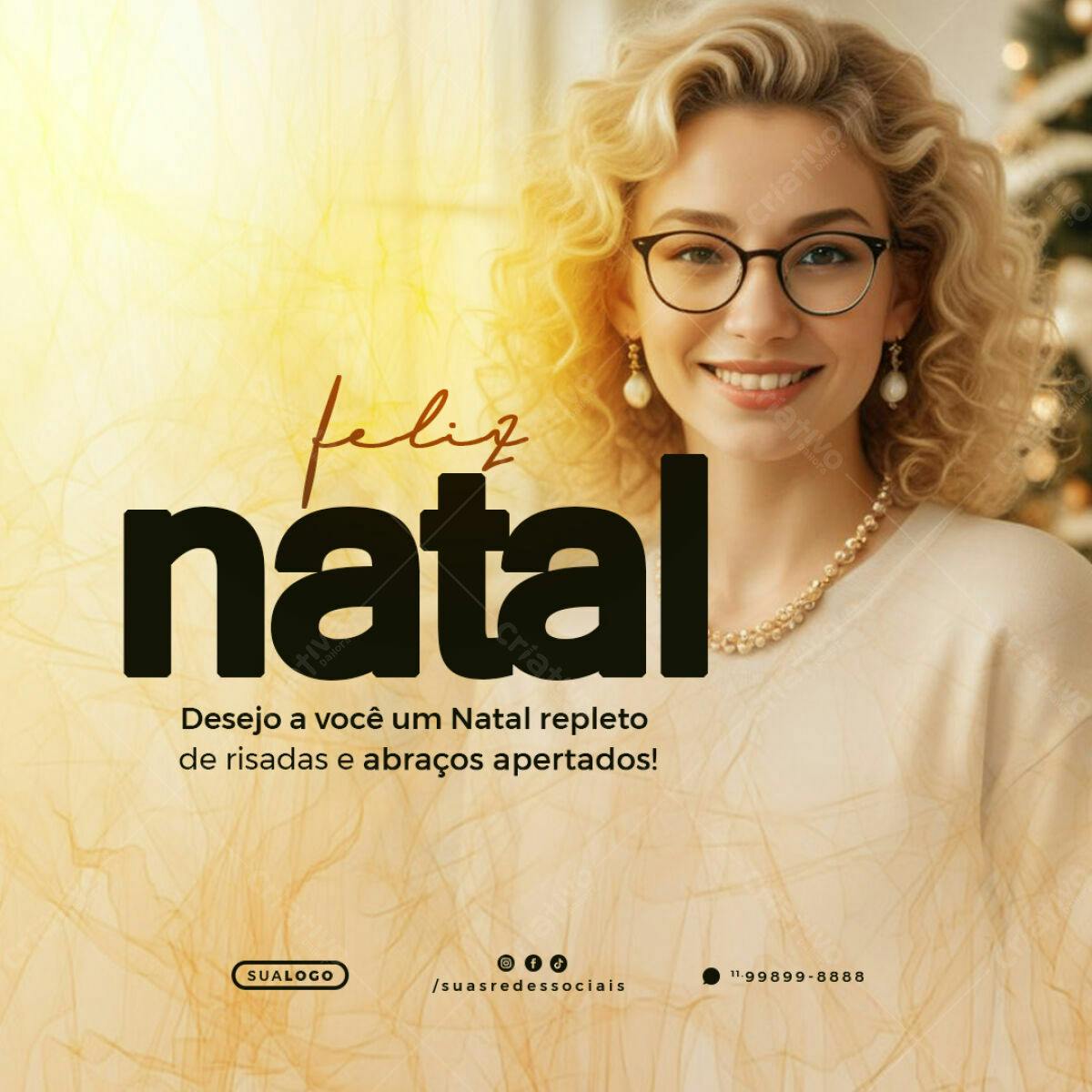 Postagem Natalina PSD Editável
