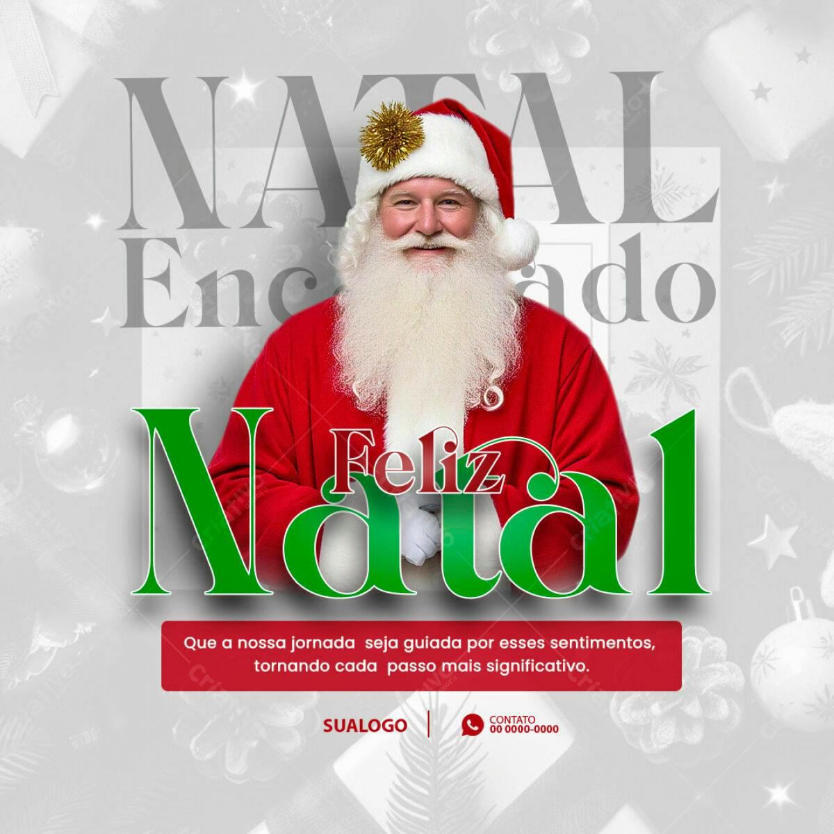Flyer Feliz Natal PSD Editável