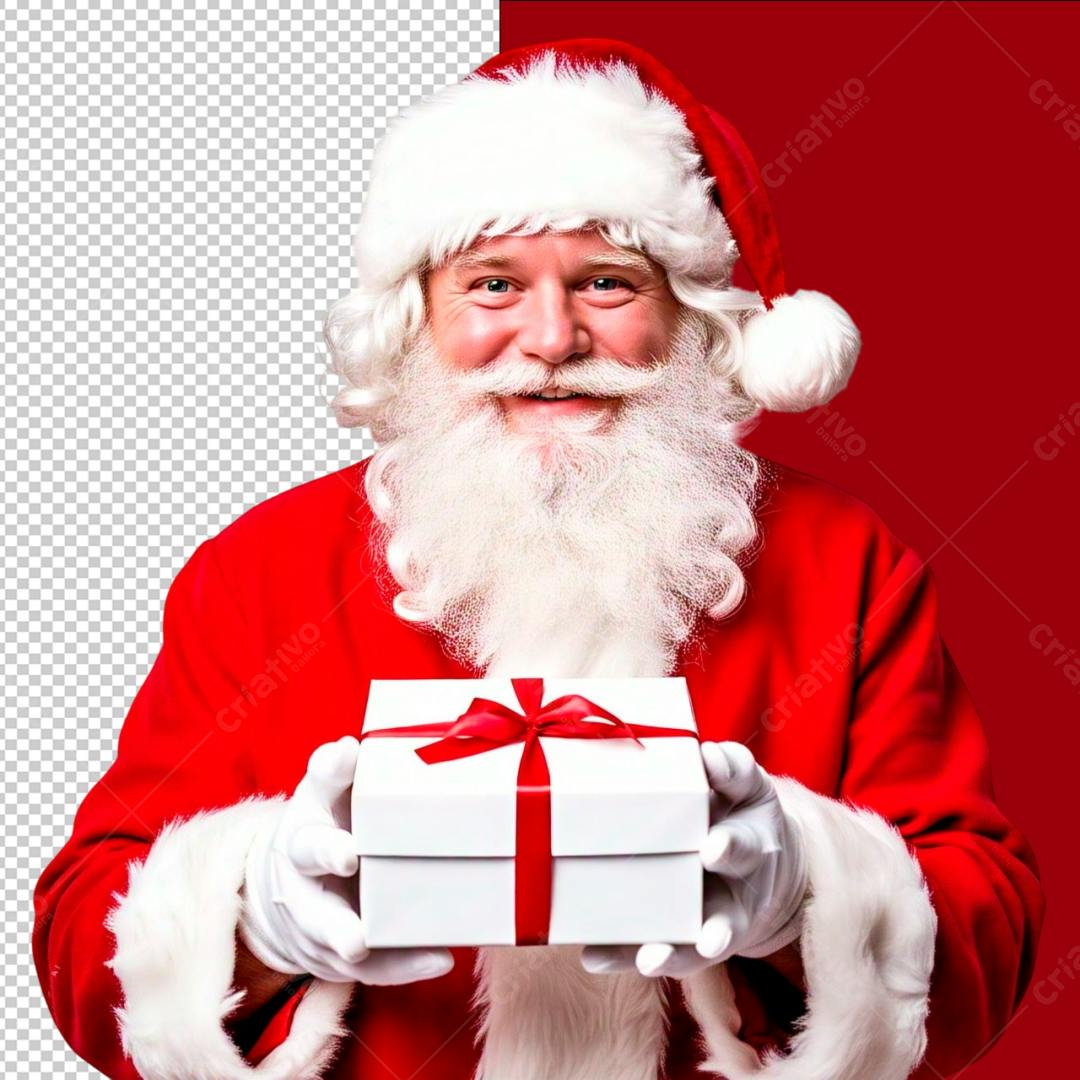 Imagem Papai Noel Natal PNG com fundo transparente