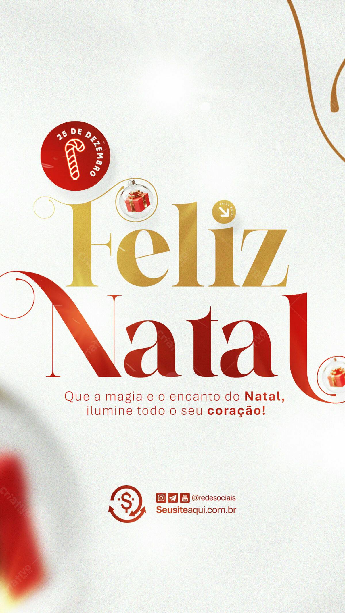 Flyer Natalino PSD Editável