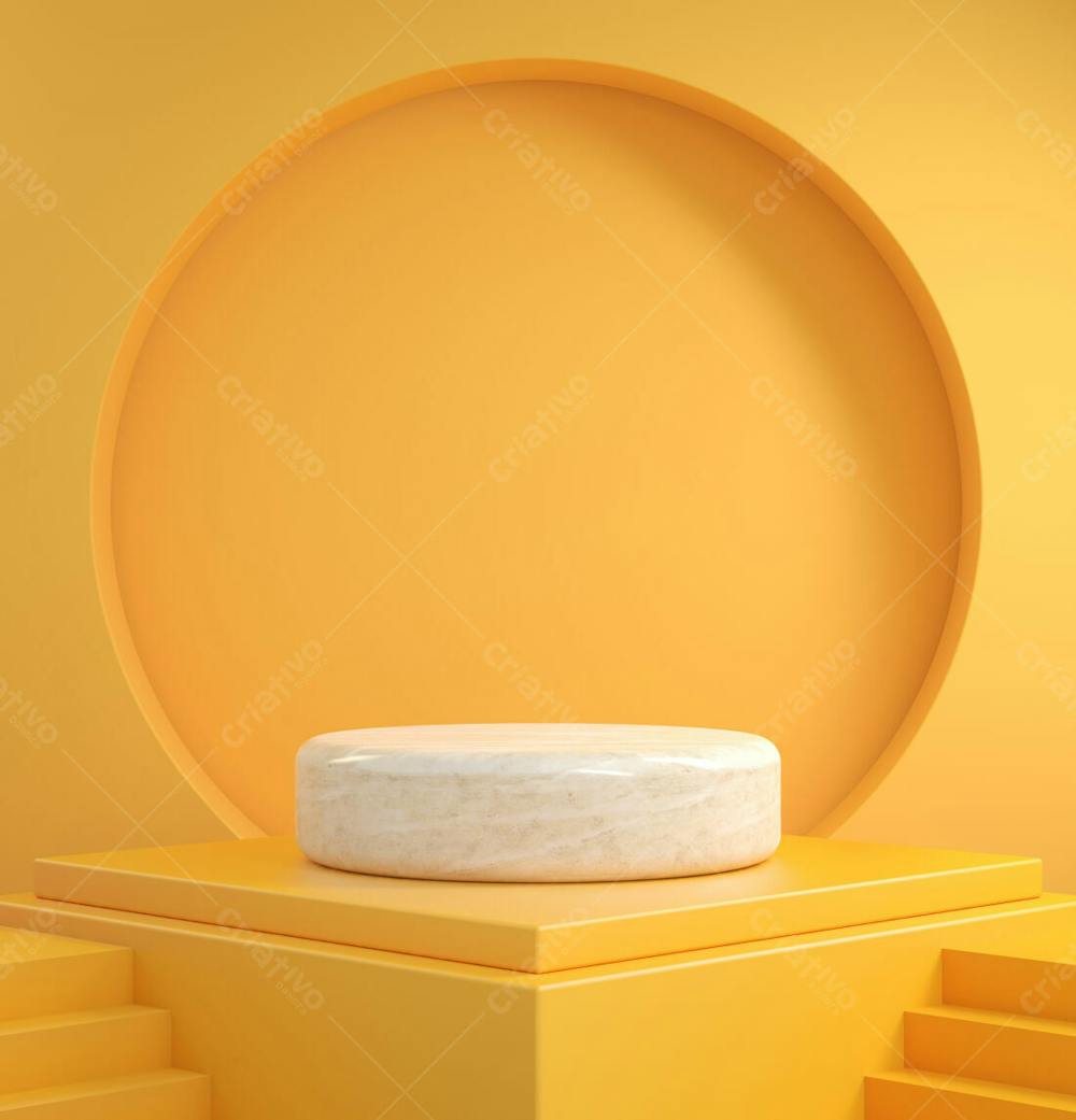 Pódio Abstrato E Vitrine Vazia Ou Suporte De Produto Em Branco Com Fundo Mínimo De Forma Primitiva