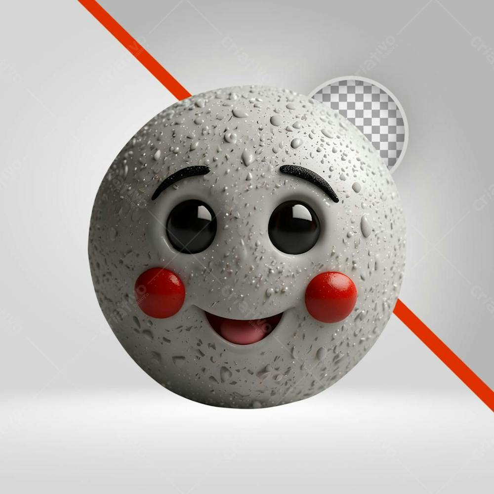 Emoji, Figurinha, 3D, Feliz, Gelo, Frio Emoticon Ícone Png 