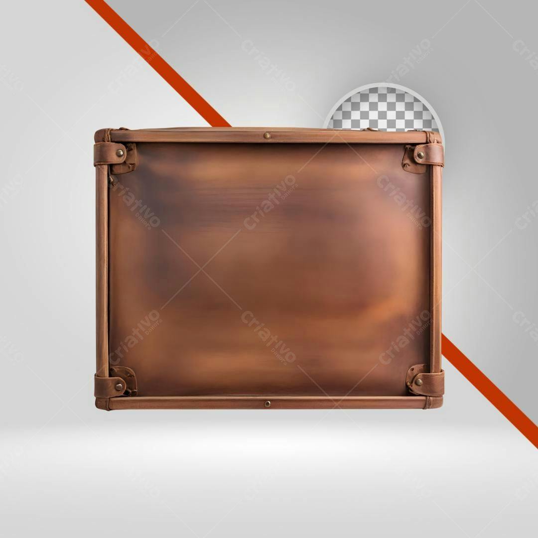 Icone Mala de Viagem Vintage PNG com fundo transparente