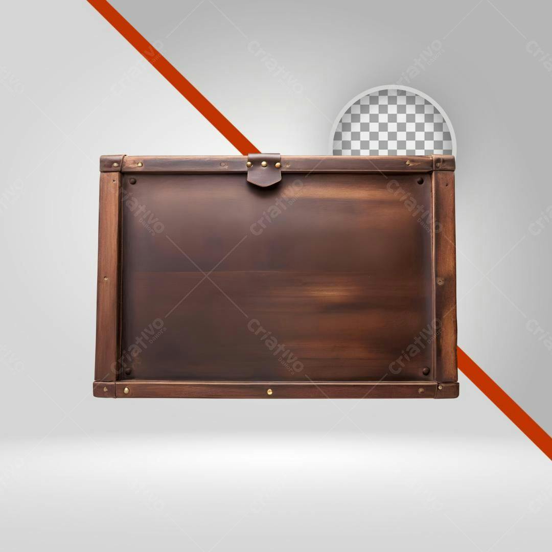 Banner de Madeira PNG com fundo transparente