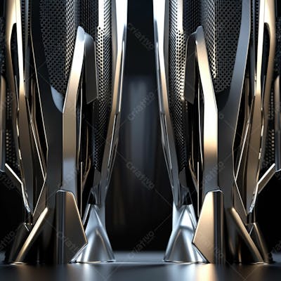 Estrutura Metálica Projetada Com Estética De Alta Tecnologia