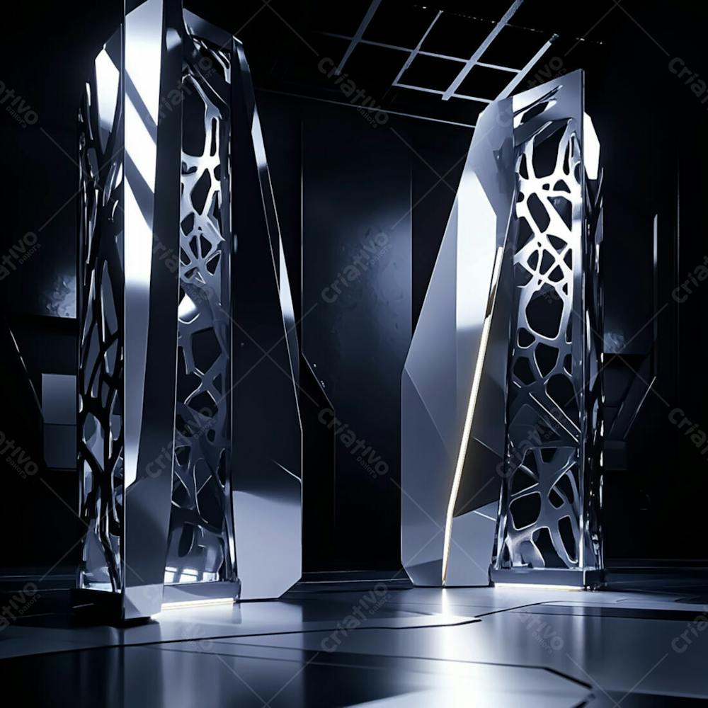 Estrutura Metálica Projetada Com Estética De Alta Tecnologia
