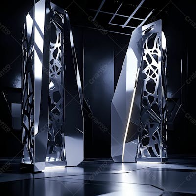 Estrutura Metálica Projetada Com Estética De Alta Tecnologia