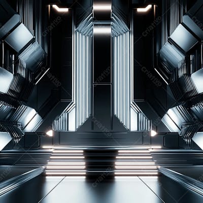 Estrutura Metálica Projetada Com Estética De Alta Tecnologia