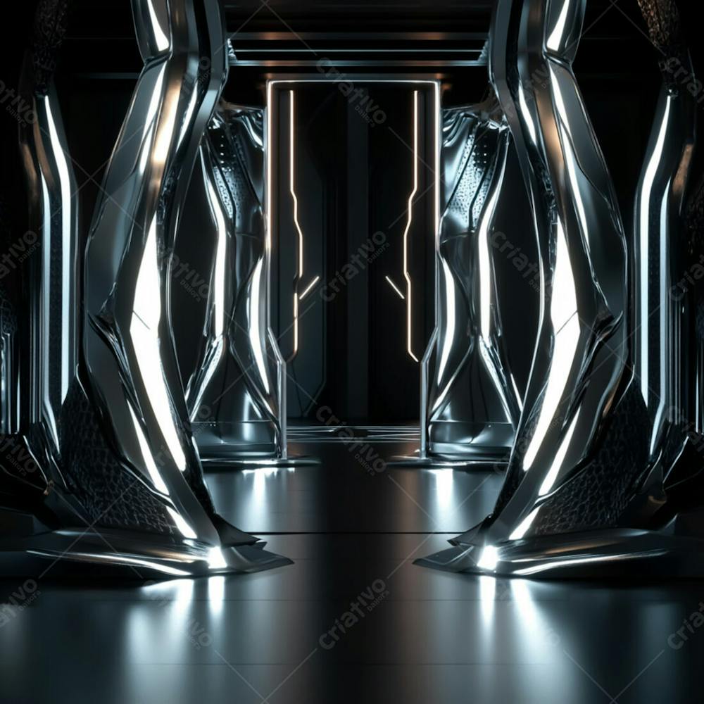 Estrutura Metálica Projetada Com Estética De Alta Tecnologia