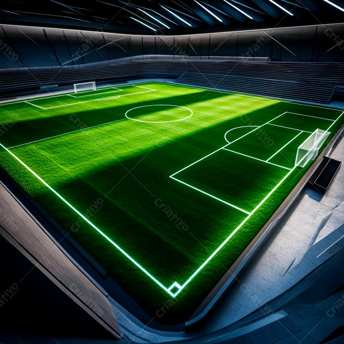 Campo de Futebol Indoor Moderno