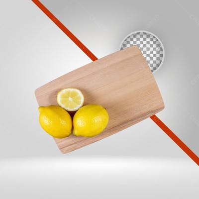Tábua De Corte, Limão Siciliano Elemento Png Transparente 