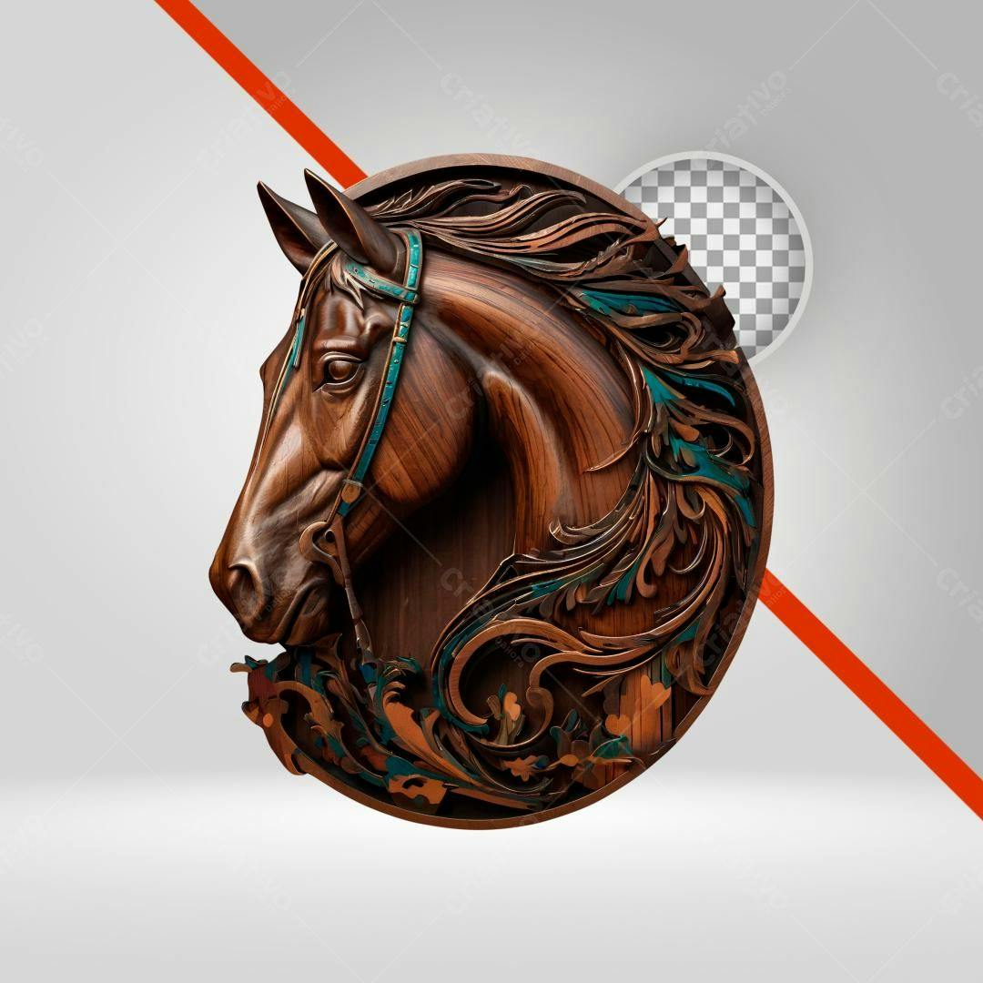 Icone Cavalo Marrom PNG com fundo transparente