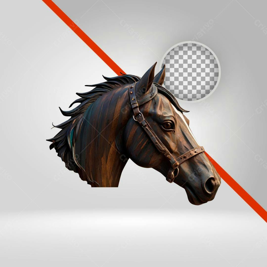 Icone Cavalo Marrom PNG com fundo transparente