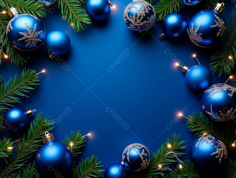 Background A Paz Do Natal Em Uma Tela Azul