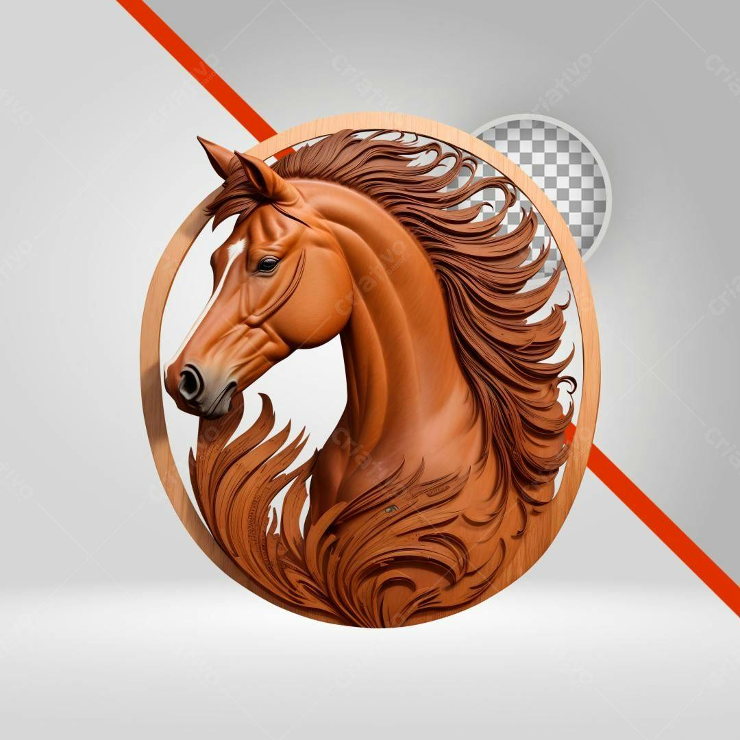 Icone Cavalo Marrom PNG com fundo transparente