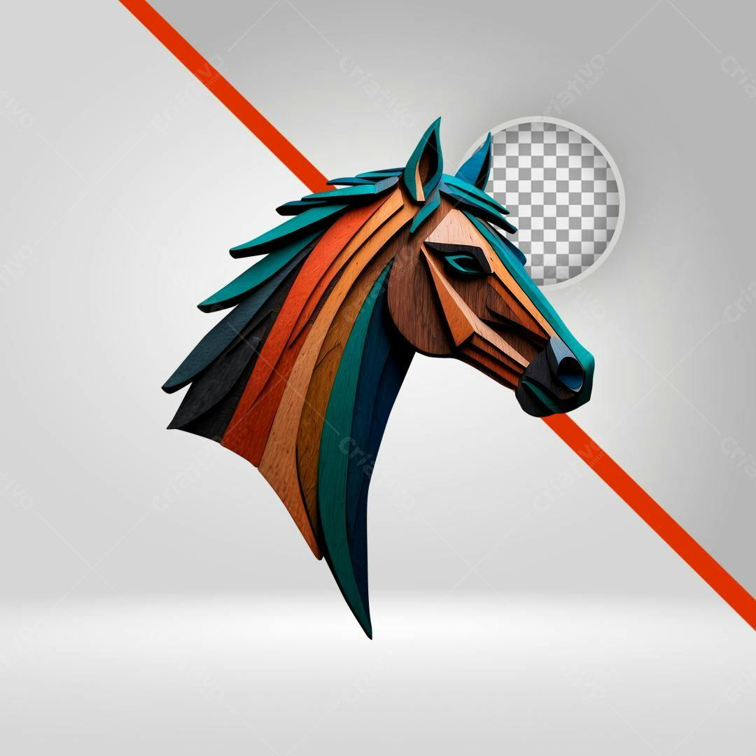Icone Cavalo Madeira PNG com fundo transparente
