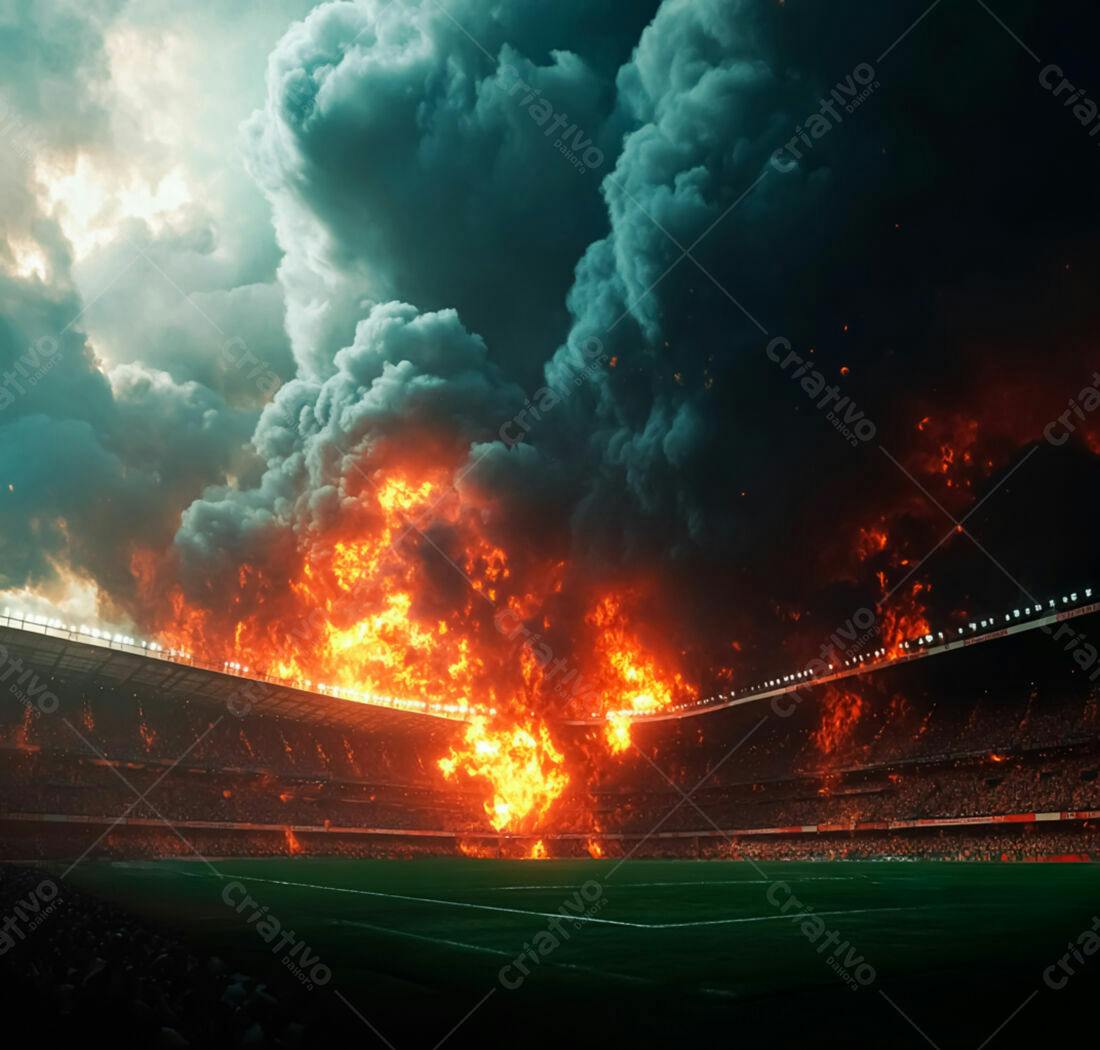 Incêndio em Estádio de Futebol