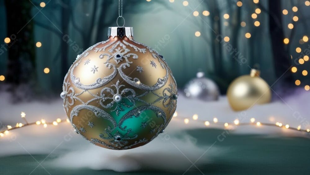 Bola De Natal Em Estilo Fantasia