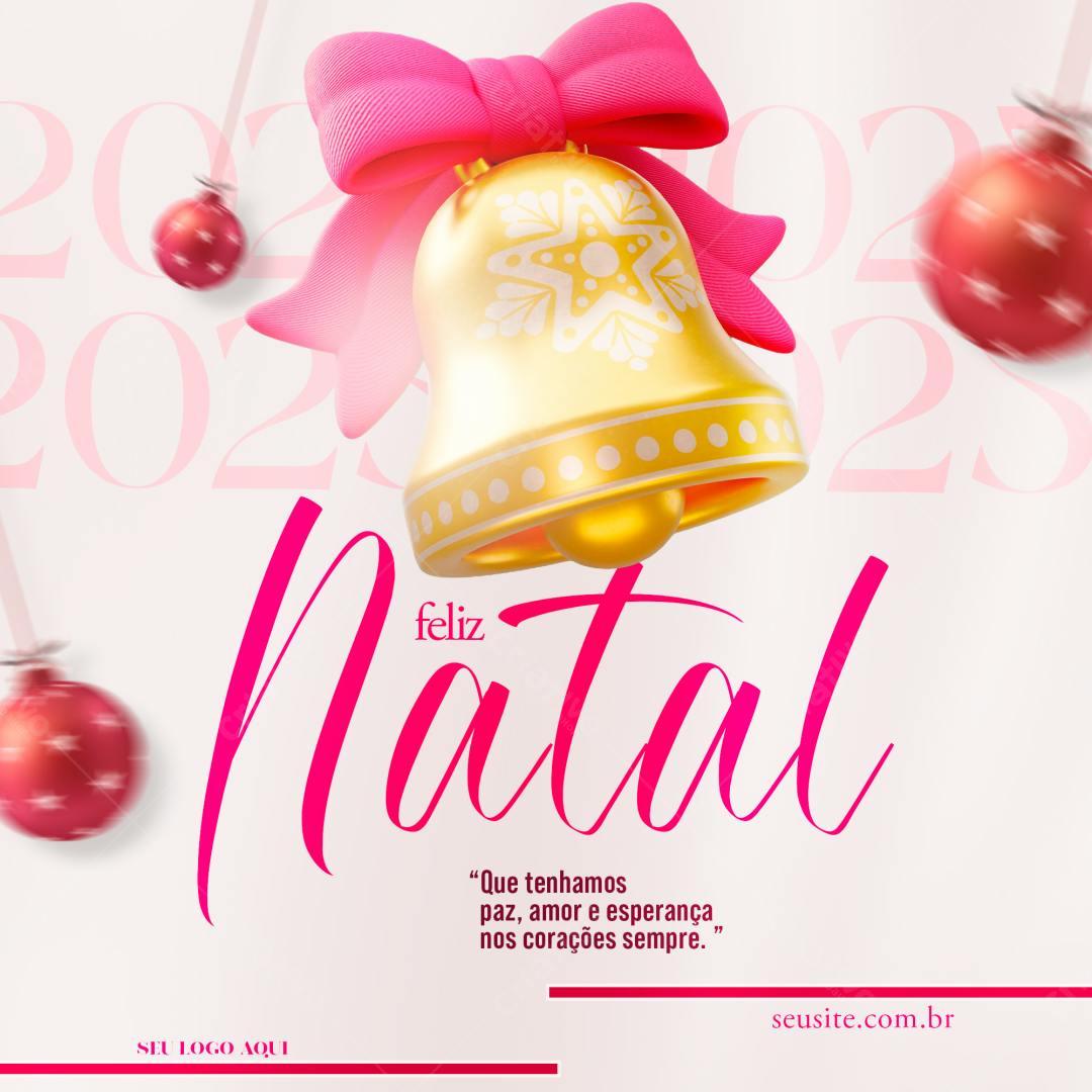 Postagem Natalina PSD Editável