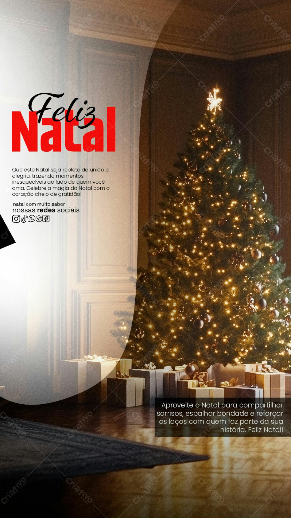 Flyer Natalino PSD Editável