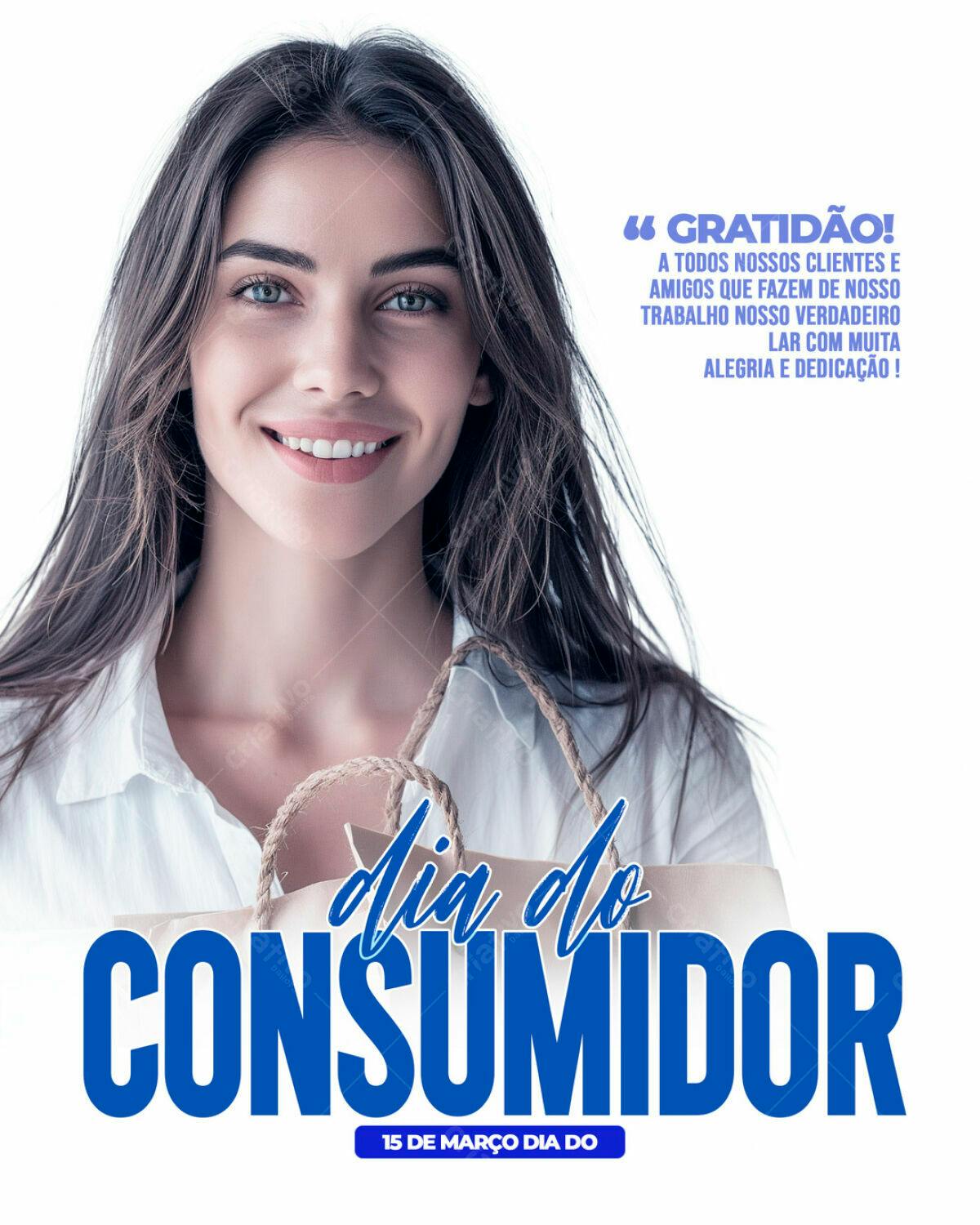 Flyer Dia do Consumidor PSD Editável