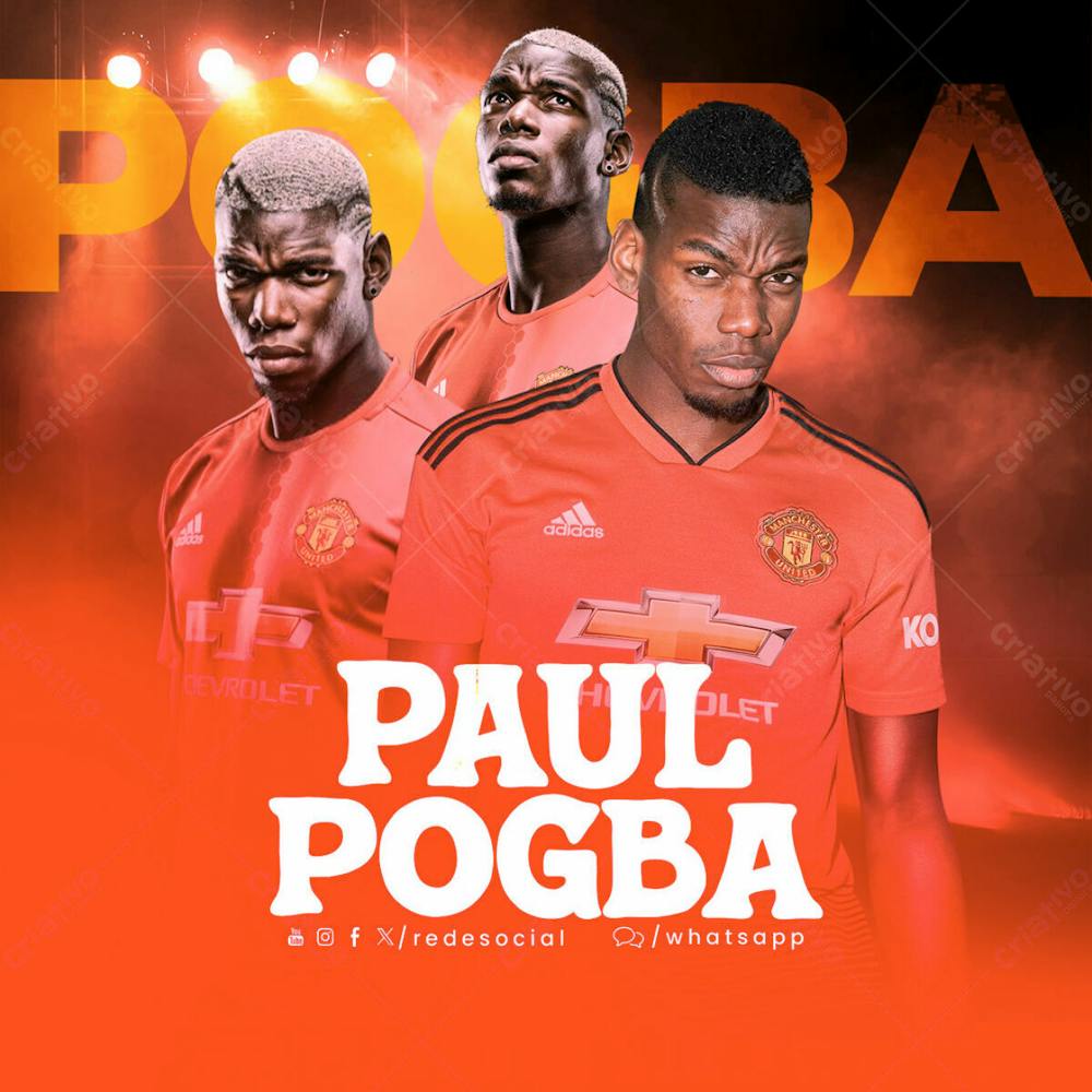 Social Midia Jogador Paul Pogba