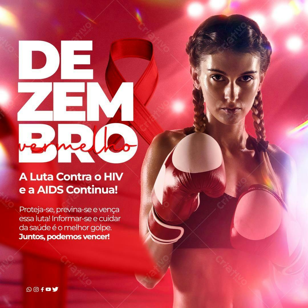 Flyer Dezembro Vermelho PSD Editável