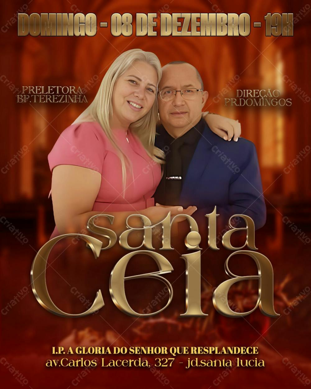 Culto De Santa Ceia Do Senhor Na Igreja Cristã Evangelica