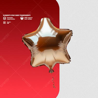 Bexiga 3D Para Composição De Natal Png Transparente