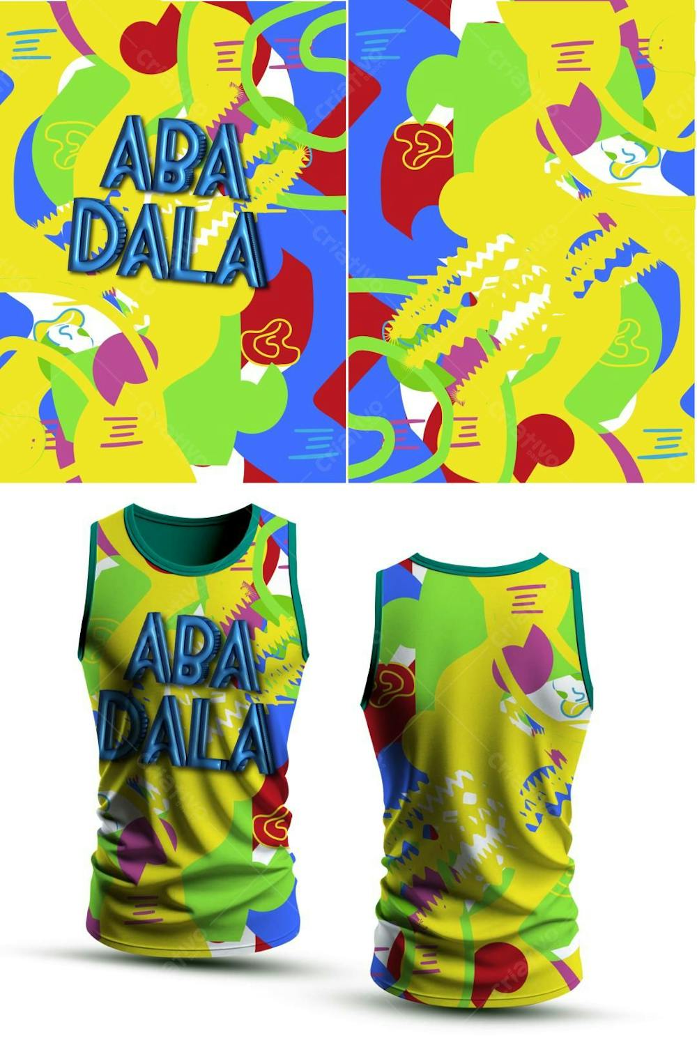 Modelo Abadá Para Carnaval Estampa