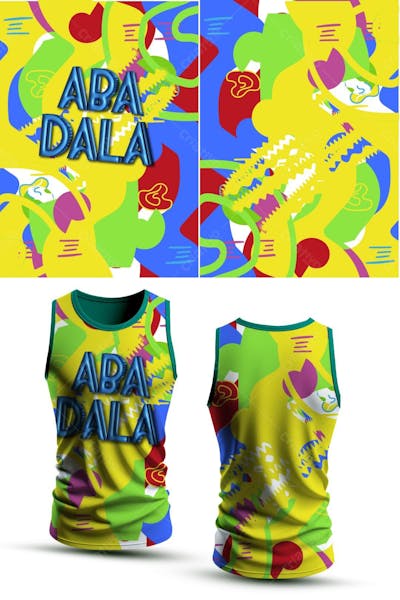 Modelo Abadá Para Carnaval Estampa