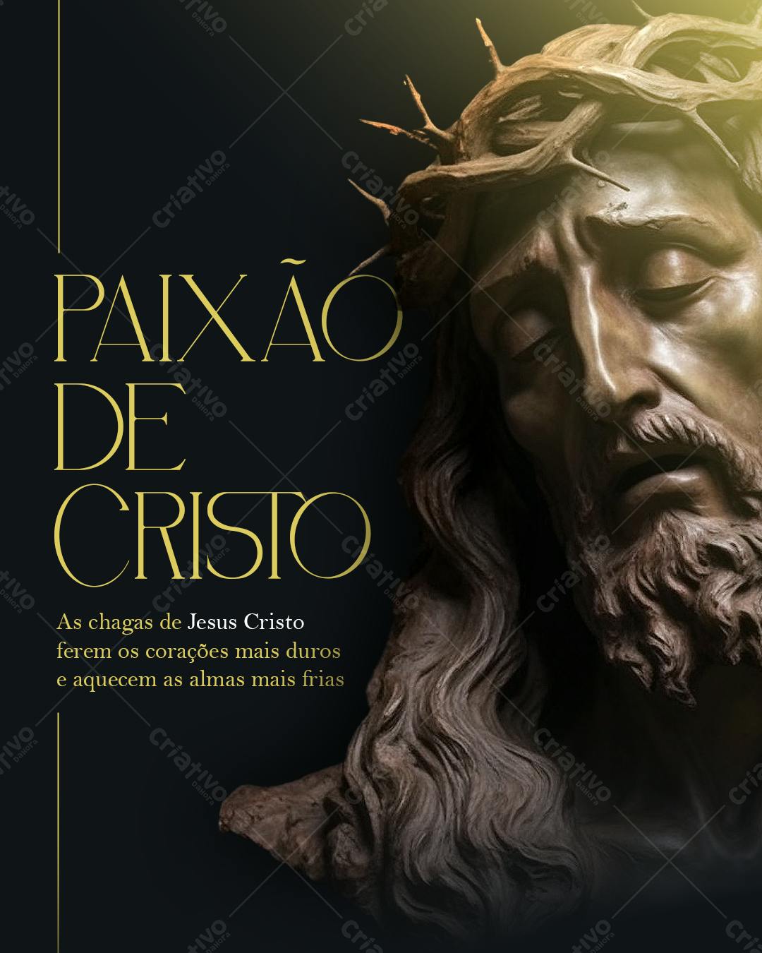 Post para Semana Santa PSD Editável