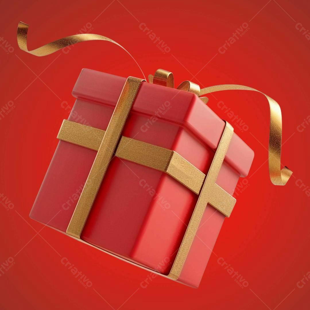 Icone Presente Natal PNG com fundo transparente