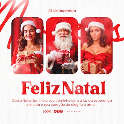 Feed Feliz Natal 2024 Fotos