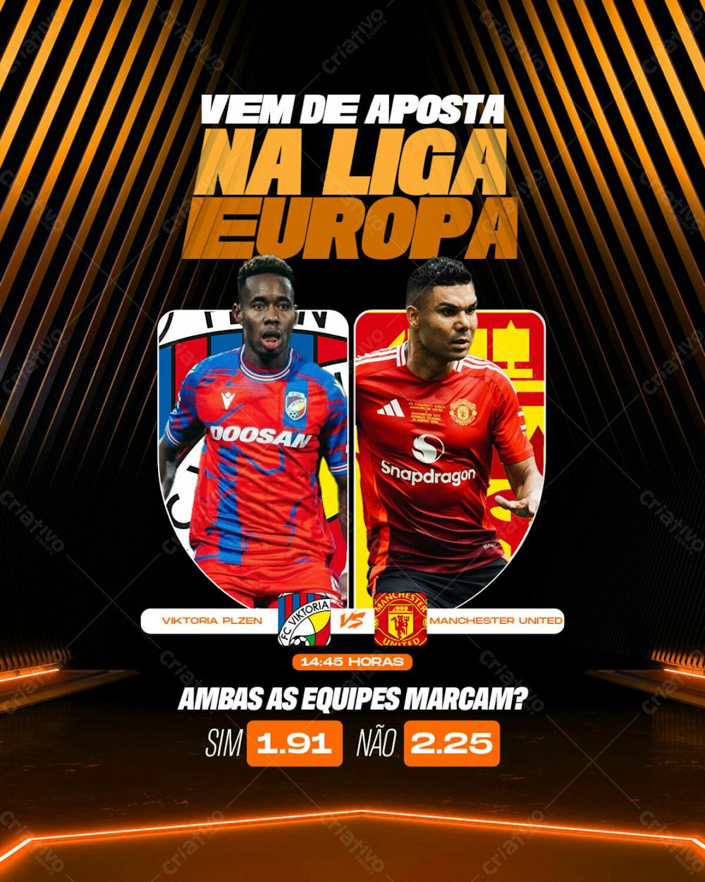 Jogo do Dia - Viktoria Plzen X Manchester United