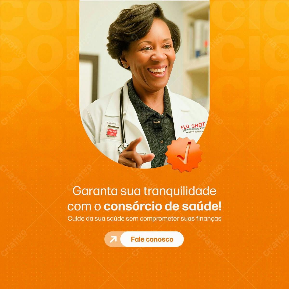 Flyer Consórcio de Saúde PSD Editável