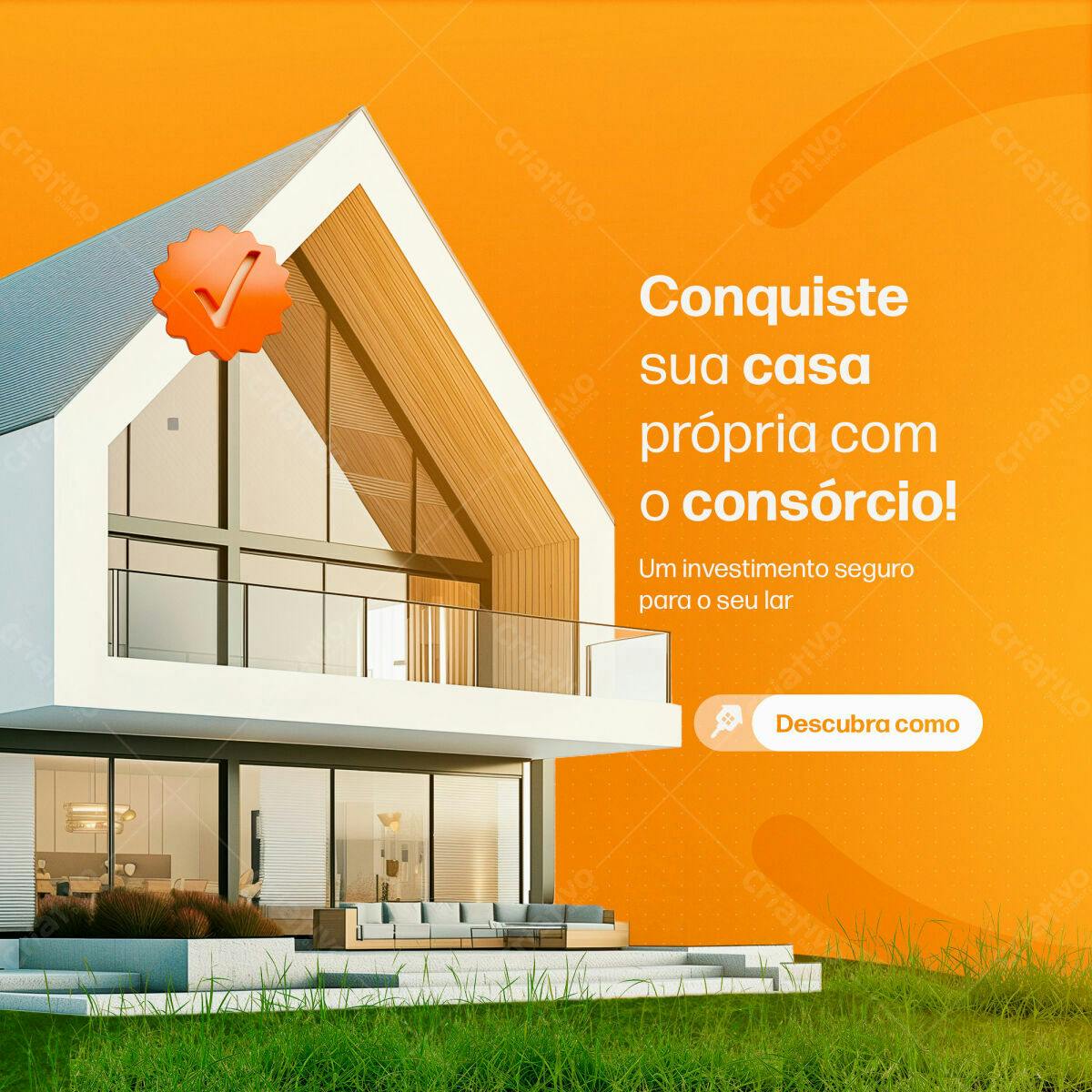 Banner Imobiliário Consórcio PSD Editável