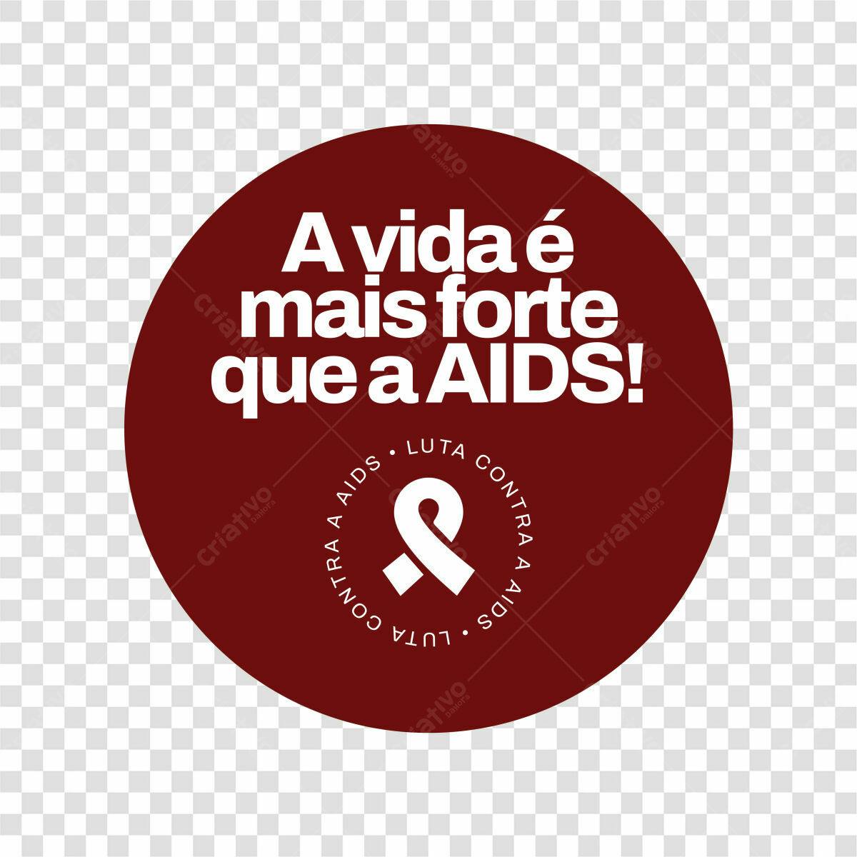 Ilustração vetorial conscientização AIDS