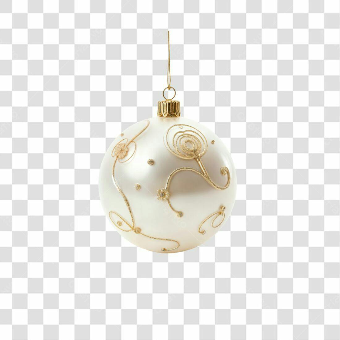 Enfeite Natalino PNG com fundo transparente