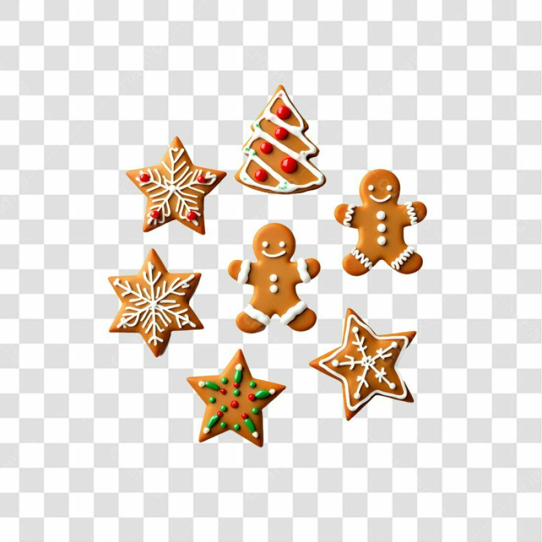 Icones Natalinos PNG com fundo transparente