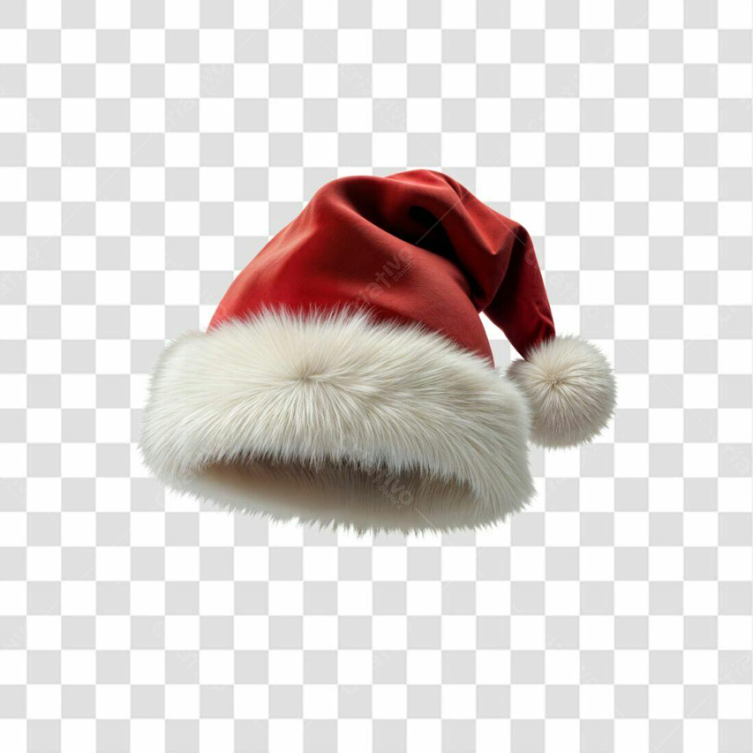 Icone Natal Chapéu Papai Noel PNG com fundo transparente
