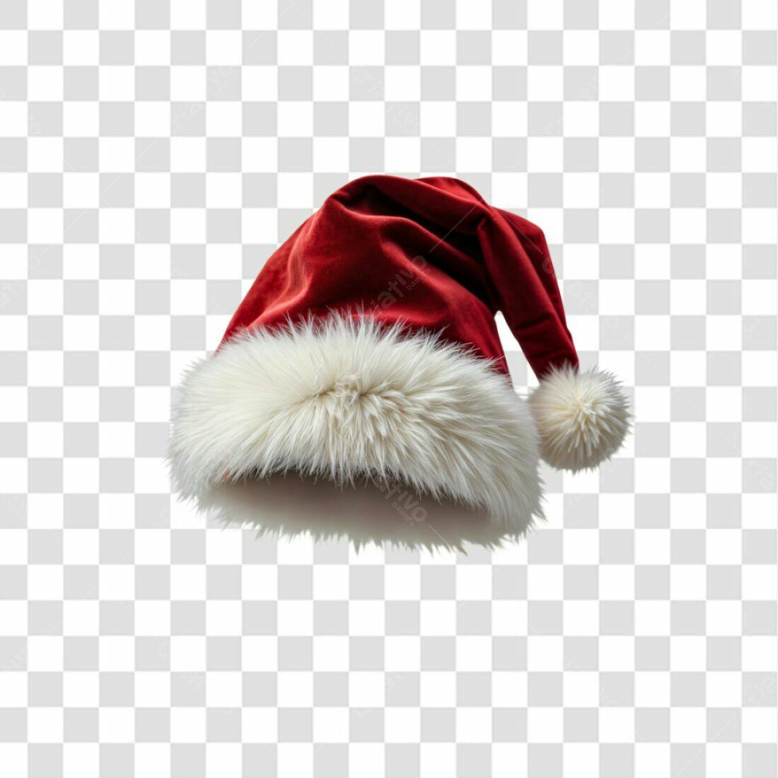 Icone Natal Chapéu Papai Noel PNG com fundo transparente