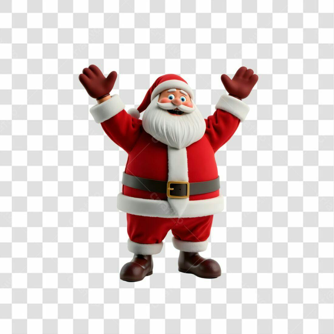 Icone Papai Noel Natal PNG com fundo transparente