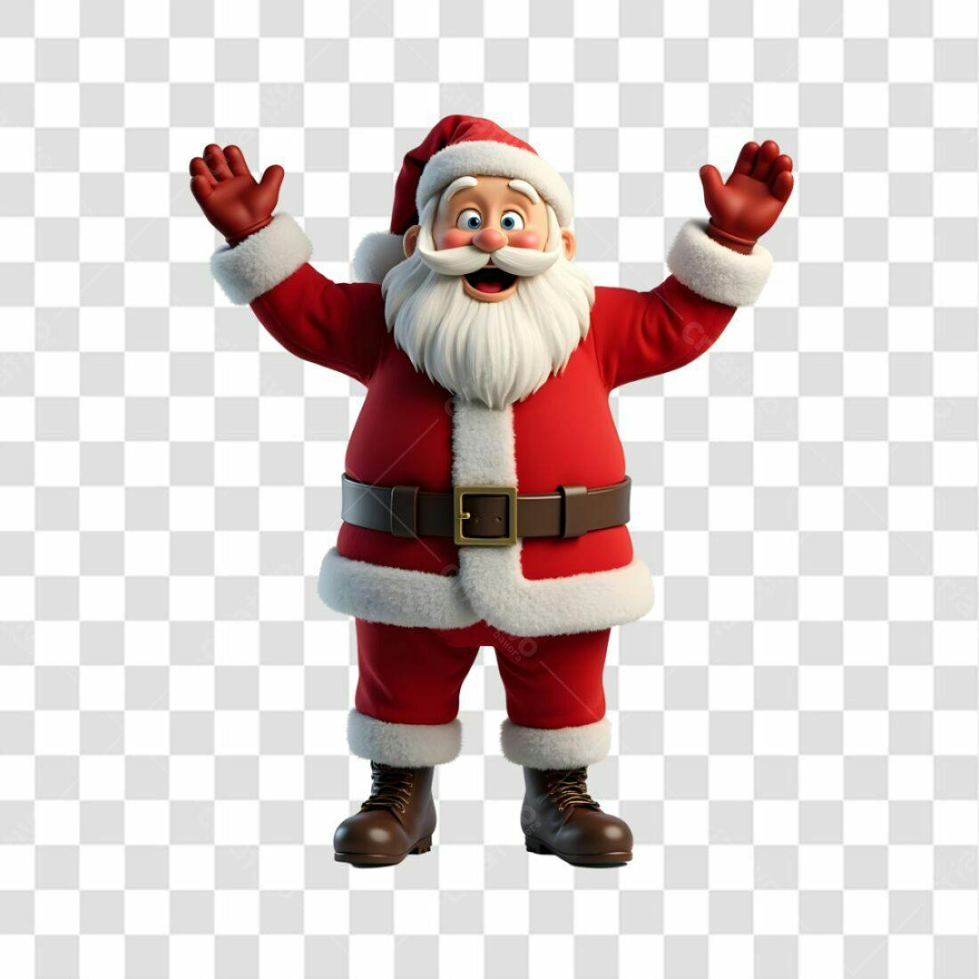 Icone Papai Noel Natal PNG com fundo transparente