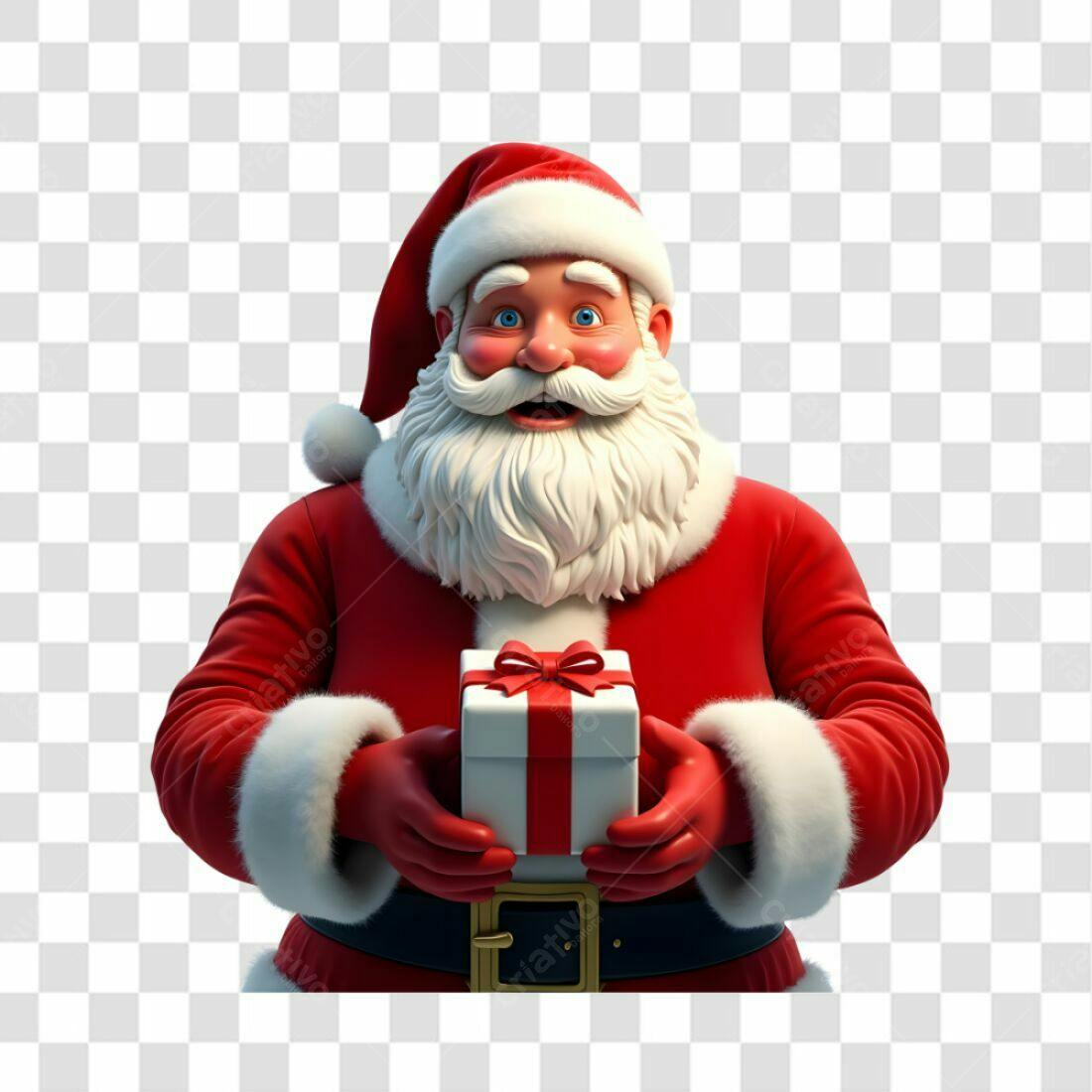 Icone Papai Noel Natal PNG com fundo transparente