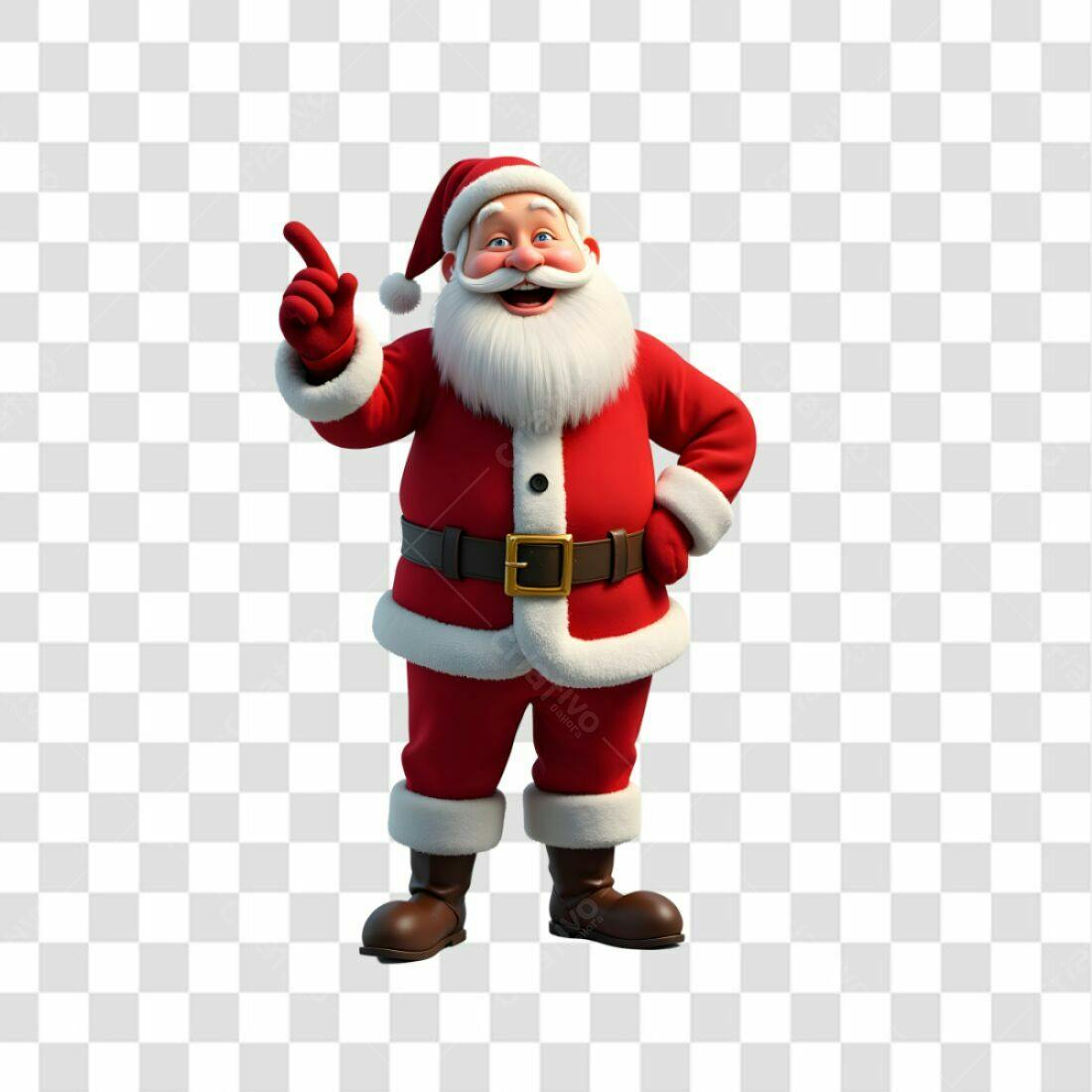 Icone Papai Noel Natal PNG com fundo transparente